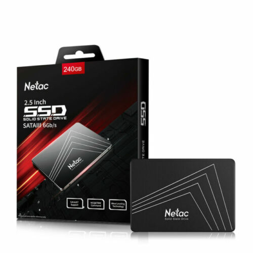 Netac SSD interno de 1 TB SSD até 550 MB/s Disco Rígido Disco de Estado  Sólido SATA SSD 2,5 polegadas Fácil de instalar para Laptop Computer  Upgrade Speed Game