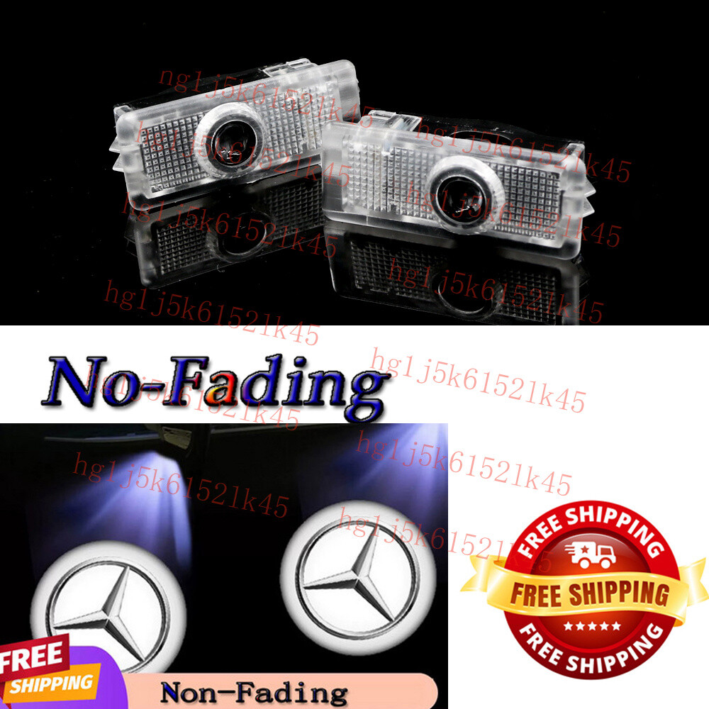 Kit de luces de sombra LED para proyector de puerta de coche CLA CLS 2013-2018 2 piezas