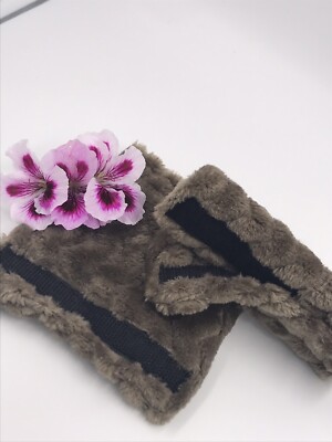 5,5'' CPAP BIPAP TEXTURIERTE Fleece Kakao weiche Wangenabdeckungen Wraps reduzieren Markierungen Haken