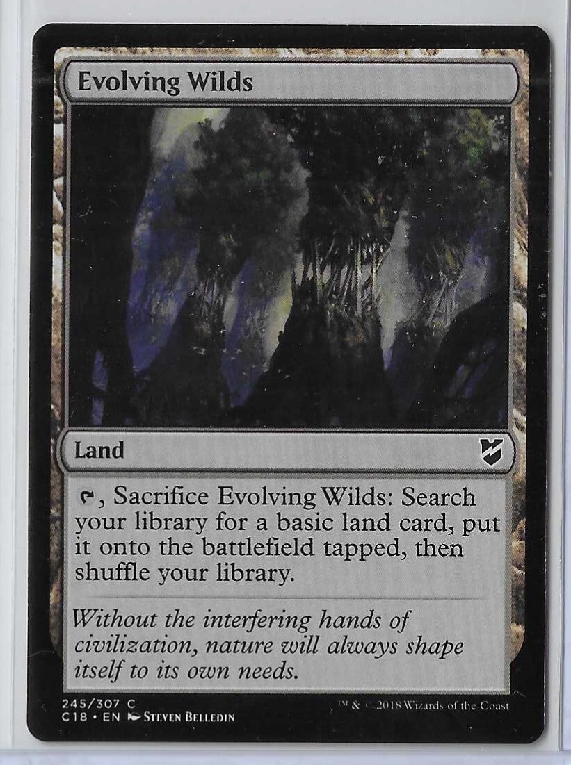 MTG Evolving Wilds Commander 2018 (C18) Common Magic Card #245/307 Unplayed