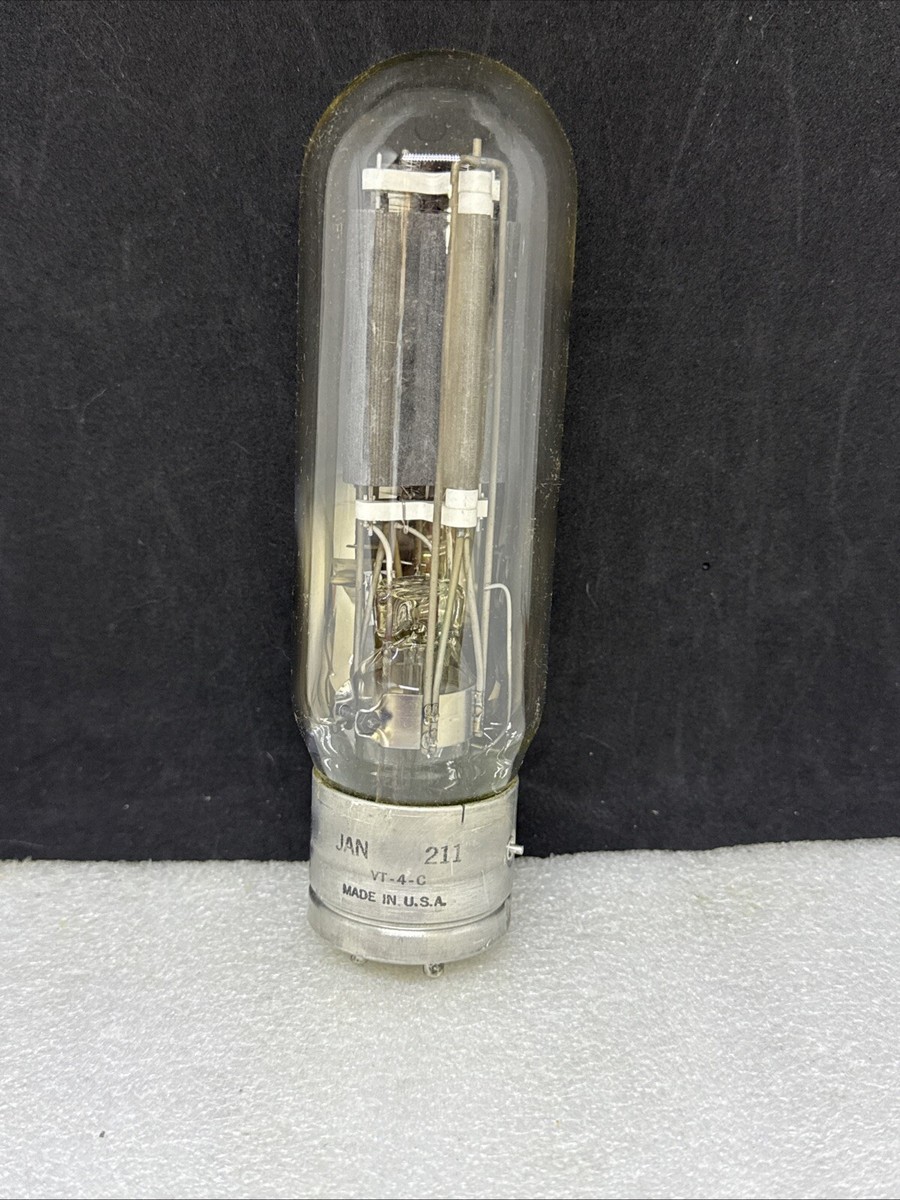 Vintage General Electric 211 VT-4-C USA Vacuum Tube Untested | eBay