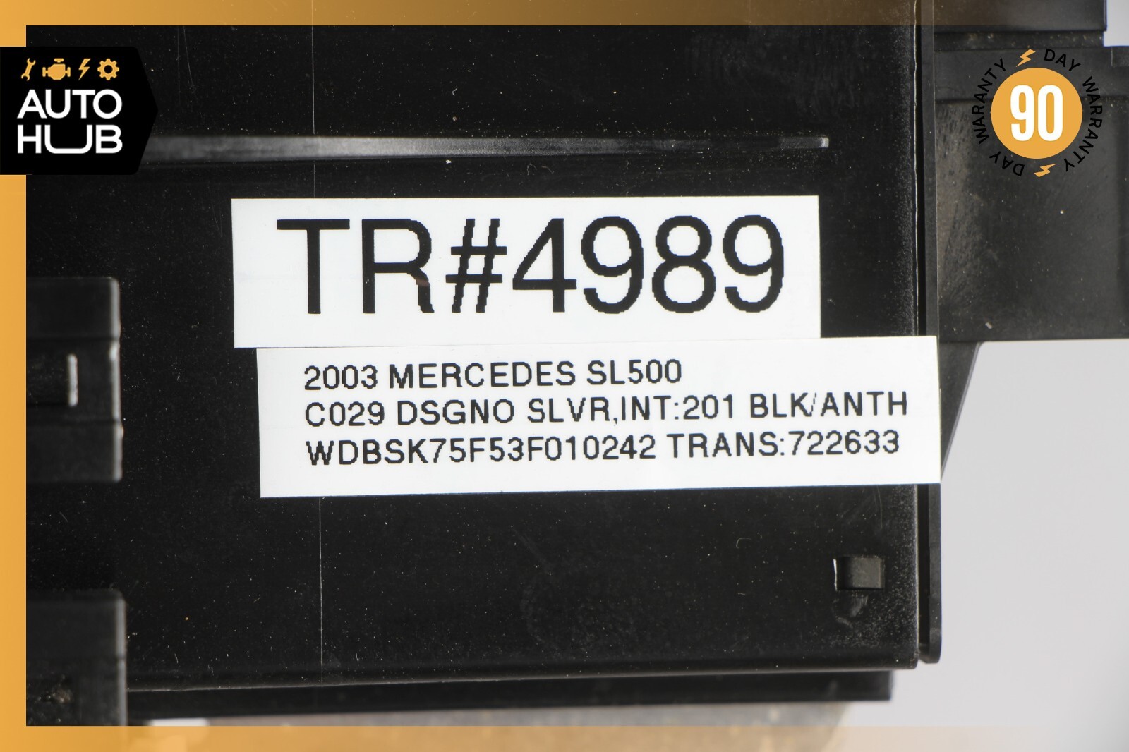 03-12 Mercedes R230 SL500 SL55 AMG SL550 Rear SAM Fuse Box Relay Module OEM