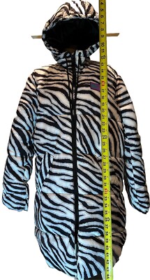 ME Black And White Striped Tiger Jacket, ￼ NEW 
