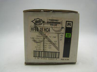Alco Controls Thermostatic Expansion Valve HFES 15 Ton 5/8'' 7/8'' R22 ALC056823