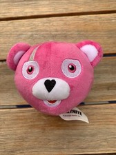 Fortnite 2019 CUDDLE TEAM LEADER PLUSH PINK BEAR HEAD EPIC GAMES RUSS OFFICIAL