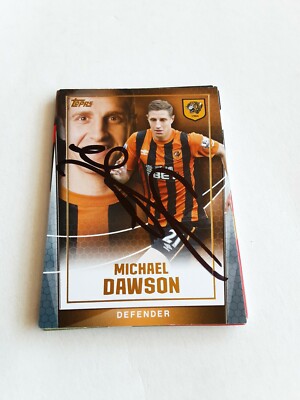 Trading Card signiert Michael Dawson Hull City  NEU