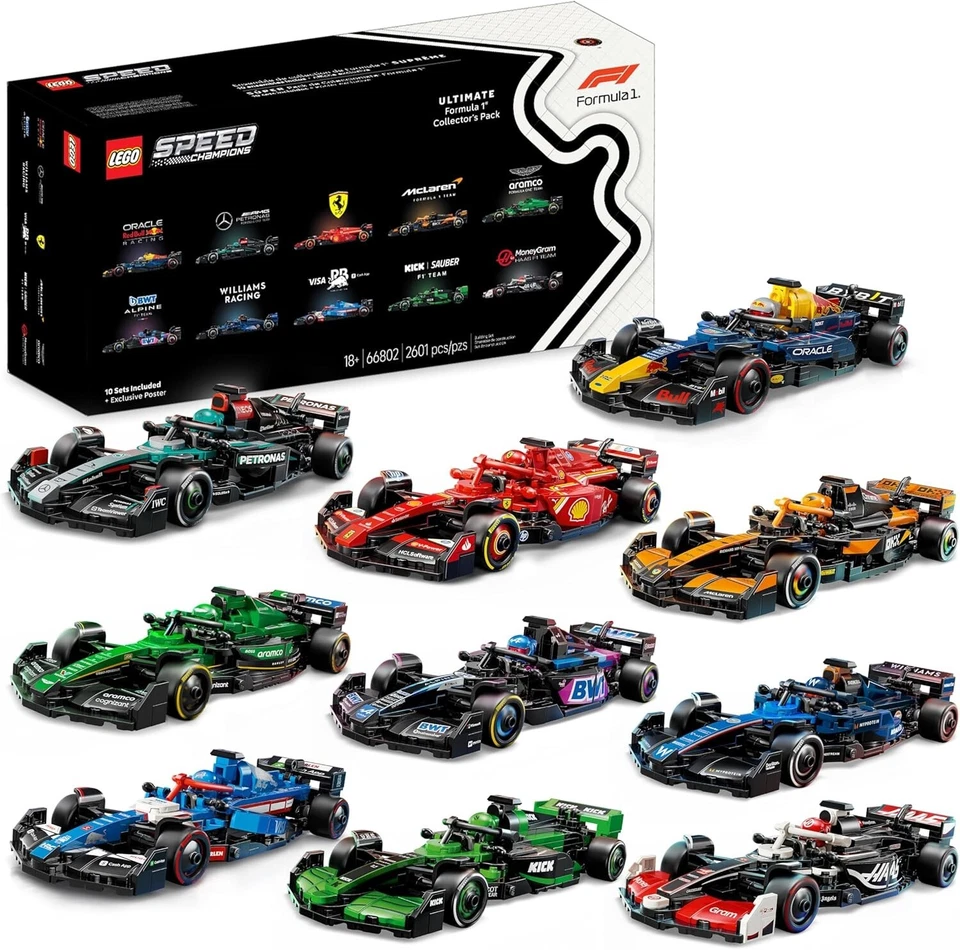 LEGO 66802 Speed Champions Ultimate Formula 1 Collector's Pack 1 Model Car Kit - Image 3 of 3
