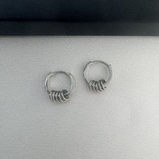 Small Hoop Earrings for Men Women Streetwear Unisex Style