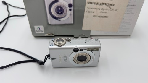 Digitalkamera Canon Ixus 500 im original Karton geprüft - Bild 7 von 13