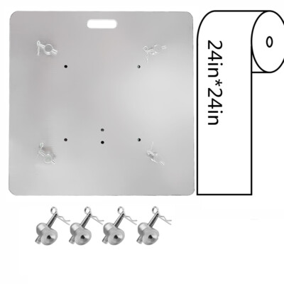 Base Plate For Truss F34 24X24in Triangle Linear Lighting with Connectors 