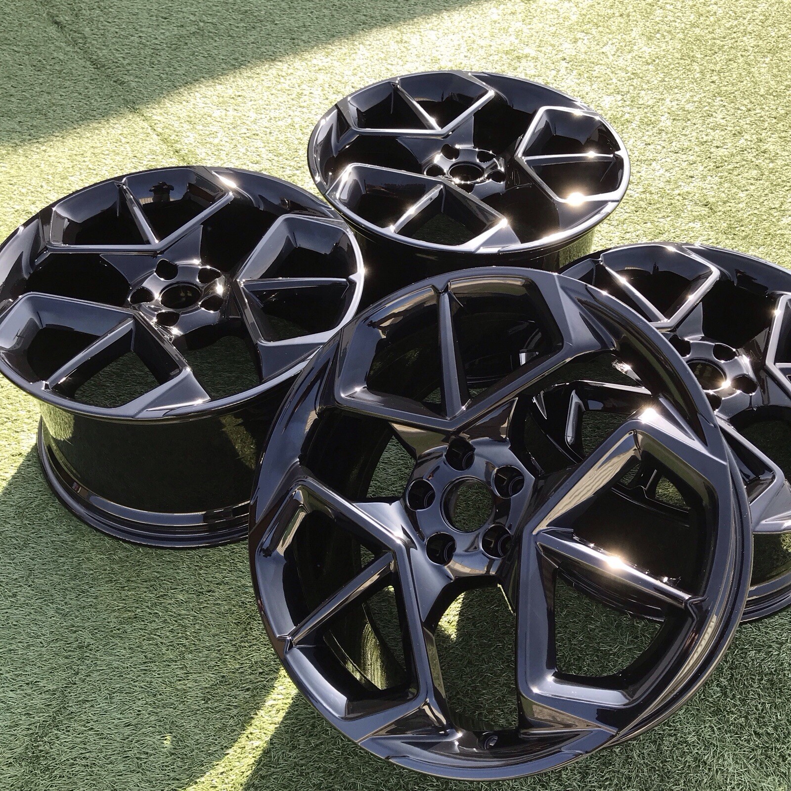 20" MASERATI MC20 BIRDCAGE RIMS OEM SET 4 BLACK STOCK SET 4 GENUINE