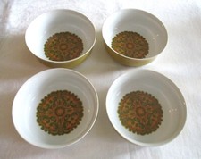 Set of 4 Tangier 260 Vintage Mid-century Soup Cereal Bowls Porcelain Japan Lot B