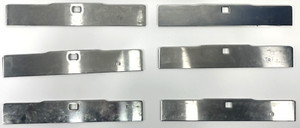 *Lot of 6* Tetra Pak - 9" Scraper Blades 87812000313 - for Ind. Ice Cream Mixers