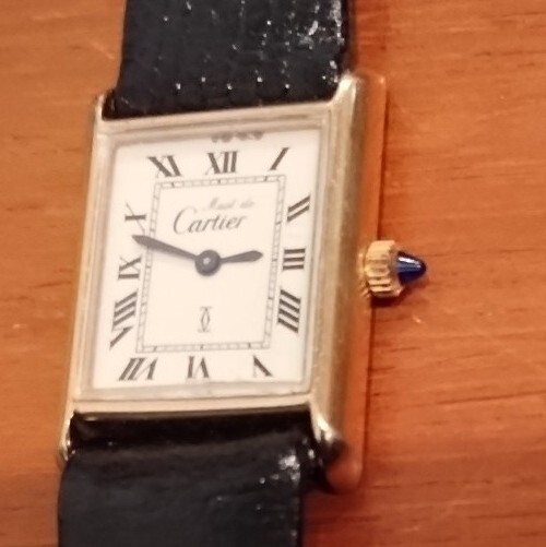 ウェンズデー　 Cartier tank must　金属ベルト　未使用品 ウェンズデー Cartier tank must 金属ベルト 未使用品 CARTIER