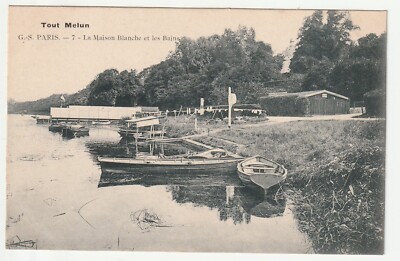 Carte Postale Ancienne MELUN (77) - Avenue De Fontainebleau - Seine & Marne