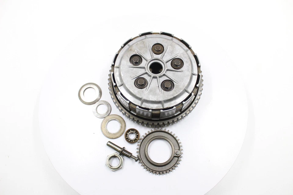 2000 KAWASAKI NINJA 500R OEM COMPLETE CLUTCH W PLATES BASKET HUB - Image 2 of 4