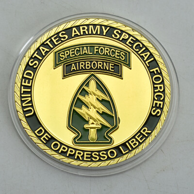 Pièce Commémorative En Métal Forces Spéciales US Army - 1775 DE Oppresso Liber Challenge