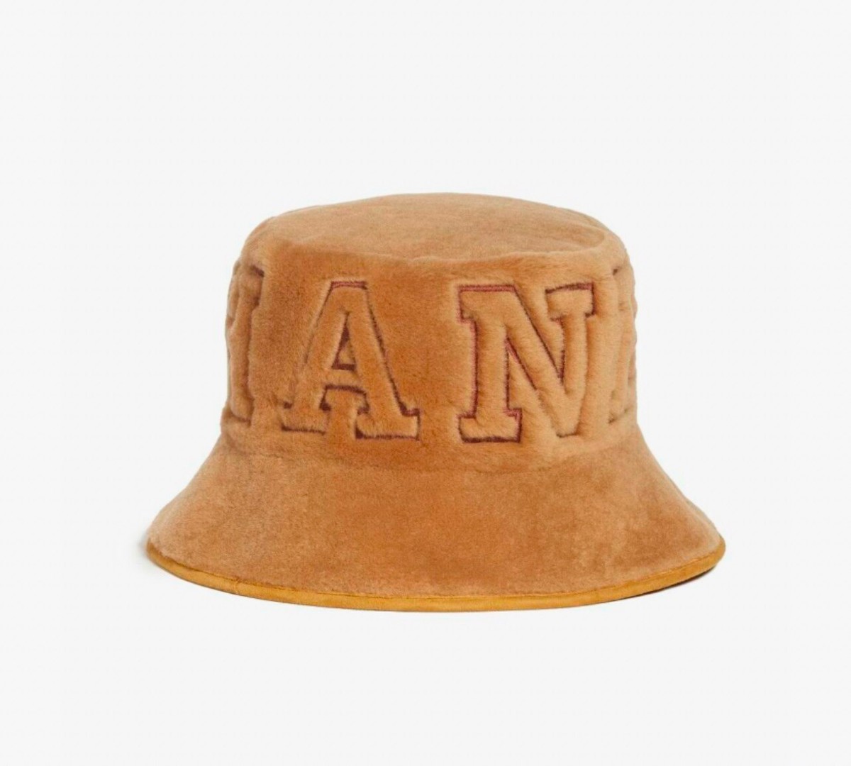 BNIB Chanel Bucket Hat Shearling Fur Beige Coco Neige 24N BNIB Chanel Bucket Hat Shearling Fur Beige Coco Neige 24N