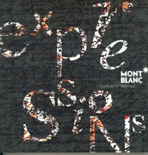 Montblanc Unterlagen "Culture of Writing" & "Meisterst&uuml;ck Solitaire Gold & Black