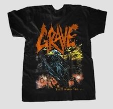 New popular GRAVE - You'll Never See Black Men All size Shirt NG397
