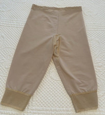 Vintage Nude Long Girdle Elastic , Spandex Nylon Waist 24" up to 34"