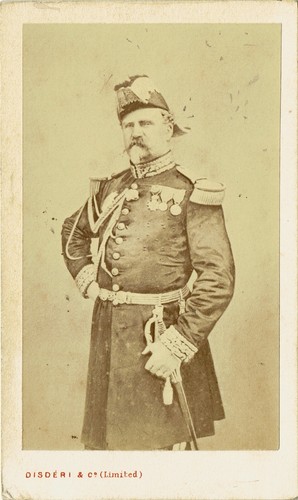 CDV Disderi Paris - Portrait Du Comte Joachim Murat, C.1860 - Tirage Albuminé Sépia, Excellent état