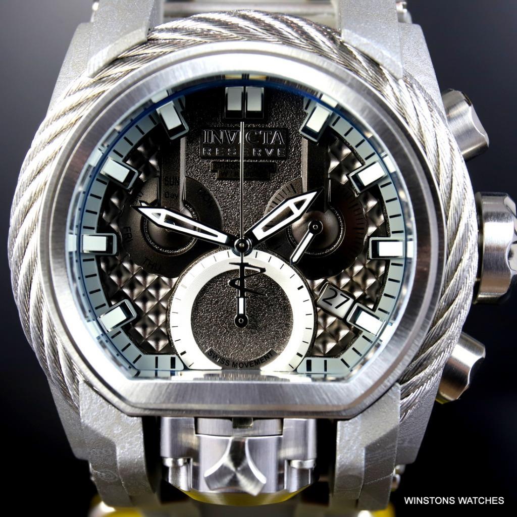 26441 Invicta 52mm Men's Reserve Quartz 3 Hand Titanium Dial 26441 Invicta 52mm Men's Reserve Quartz 3 Hand Titanium Dial
