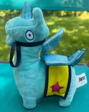 FORTNITE LLAMACORN Stuffed Animal Plush 7" Blue Unicorn Llama Epic Games Russ