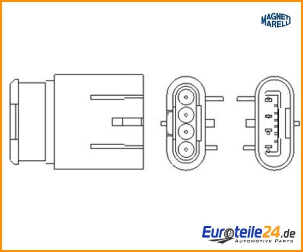 Lambdasonde Magneti Marelli 466016355161 FüR Fiat Panda Van-image