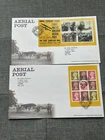 GB QEII 2011 Aerial Post Minisheet Royal Mail FDC Hendon London NW4 SHS X2