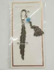 JEWEL HOOK BOOKMARK PAGE KEEPER Peacock DECOR BOOKMARKER DIVINITY