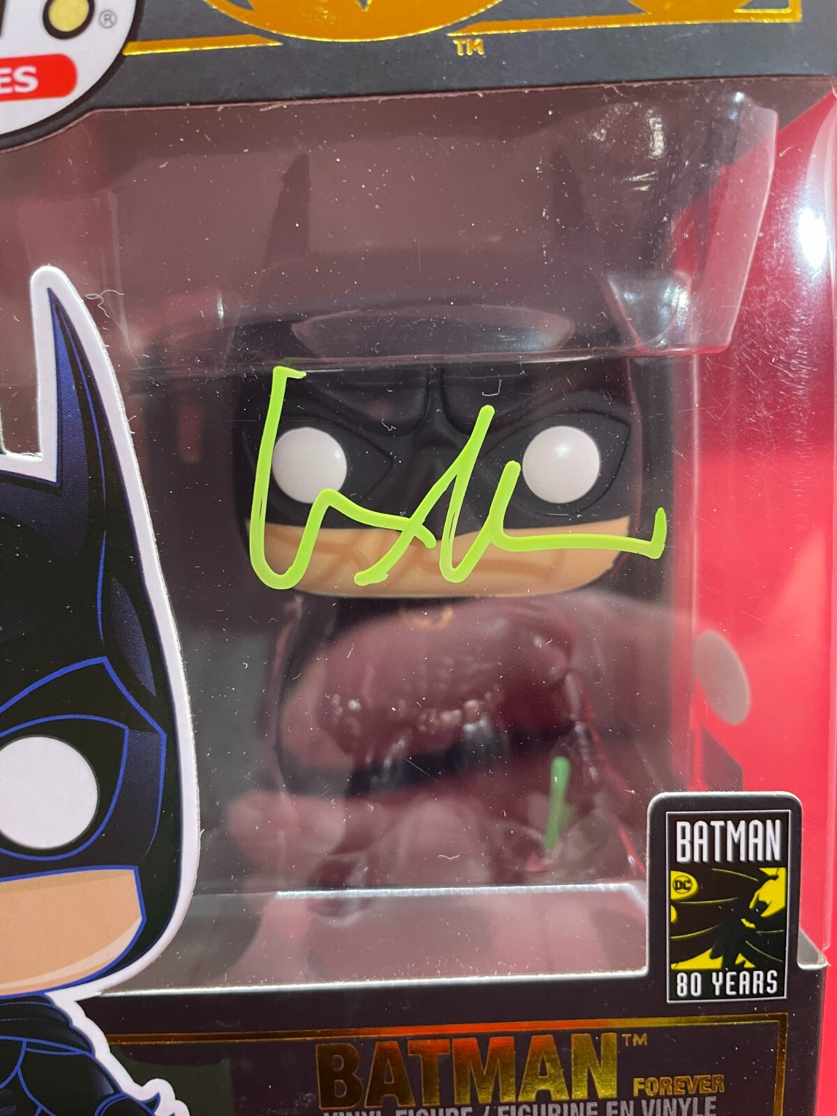 Thumbnail - Val Kilmer Signed Autogramm Funko Pop Batman In Person Autograph Coa