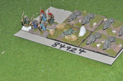 10mm Fantasy / Generic - 6 Wölfe 1 Spinne & 5 Bogenschützen - Inf (84924)