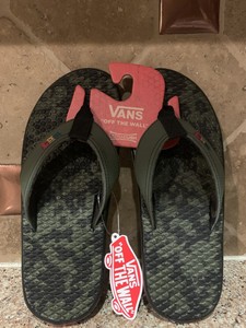vans rasta flip flops
