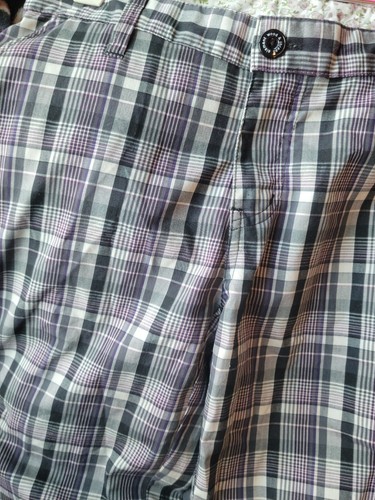 EUC Y2K Women's Element Skate Purple Plaid Bermuda Long Shorts Size 7 Medium - Picture 7 of 7