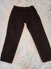 Vintage Gitano Jeans Black High Waist Womens  Size 18 Petite 100% Cotton 