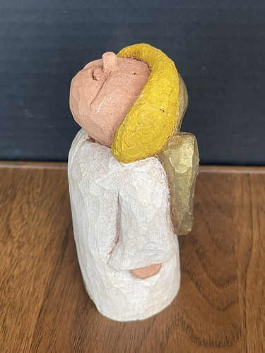 Angel Figure Worship Prayer Heavy hand-crafted sculpture & hand-painted. - Picture 3 of 6