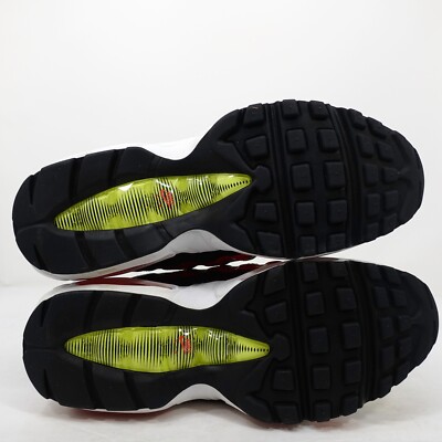 Nike Air Max 95 SE Mens Size 7 Black Red Aloe Verde Sneakers