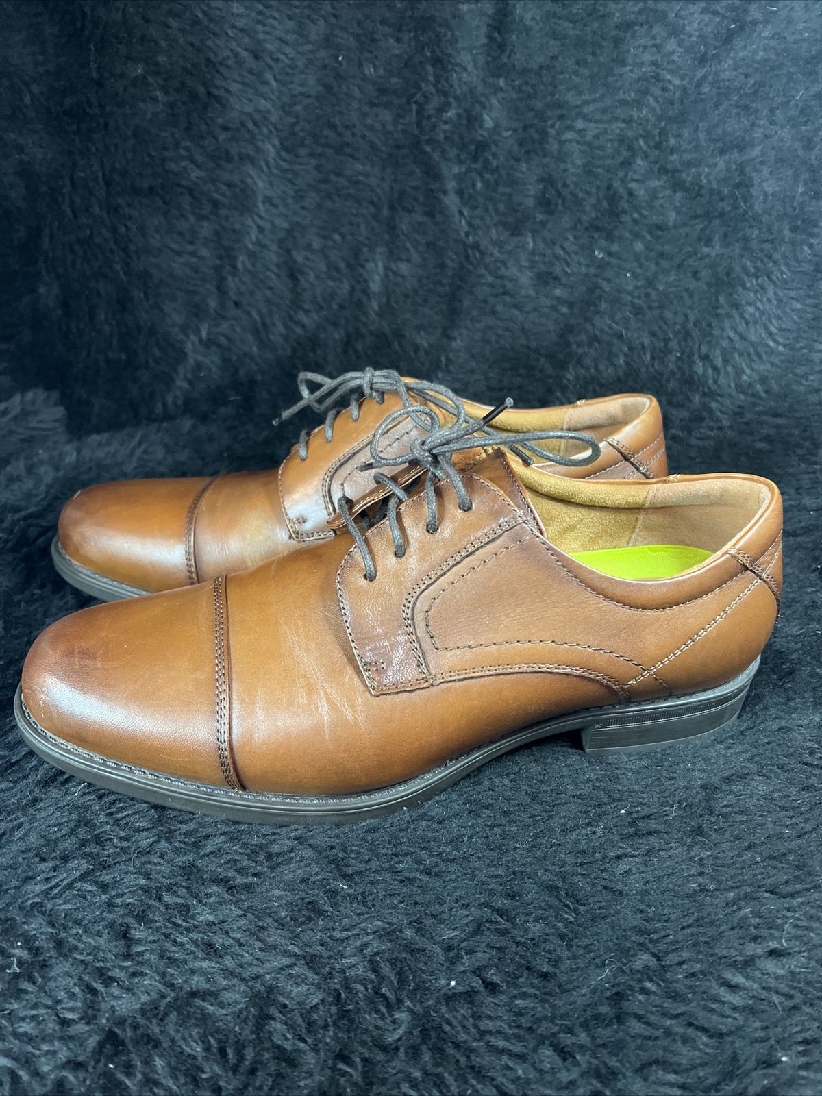 SAOLA Scarpe Comfortech By Florsheim uomo 8 5 D eleganti Oxford pelle marrone