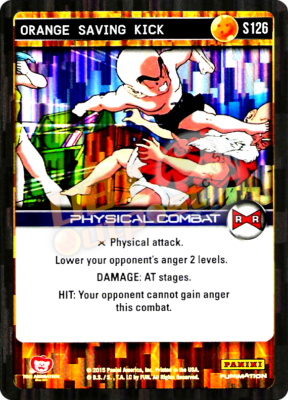 DBZ Dragon Ball Z TCG Panini Evolution S126 Orange Saving Kick