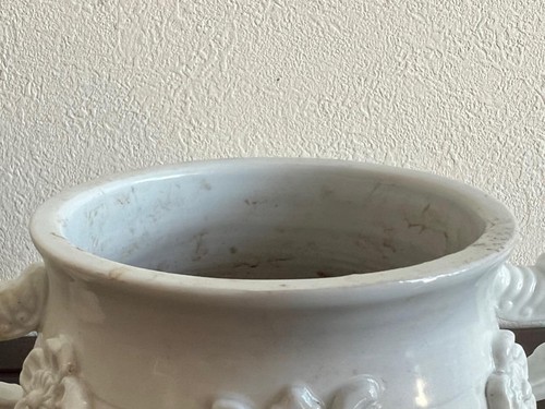 Chinesische Ming Dynastie De Hua Ofen Räuchergefäß Zensor / B 19,4 [cm] / Topf Vase - Bild 12 von 22