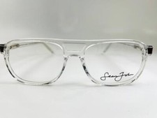 New SEAN JOHN SJO 5145E 971 Clear Crystal Eyeglasses 56/17/150