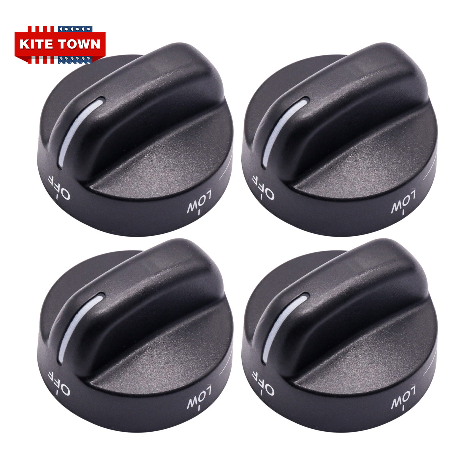 4 Pcs Gas Stove Range Burner Oven Knobs For Whirlpool 8273103 Super