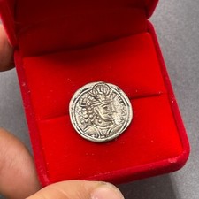 Unique Ancient Roman Greek bronze rare coated coin 4th-5th century BCE