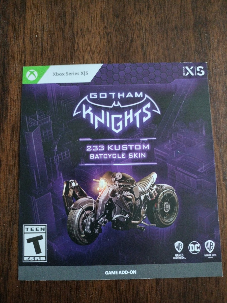 Gotham Knights 233 Kustom Batcycle Skin Xbox Series X / S Preorder
