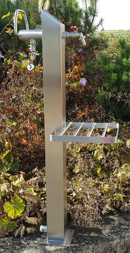 Wasserzapfstelle aus 3mm Wassersäule Wasserpylon Garten  Wasserzapfsäule 1000mm - Bild 4 von 4