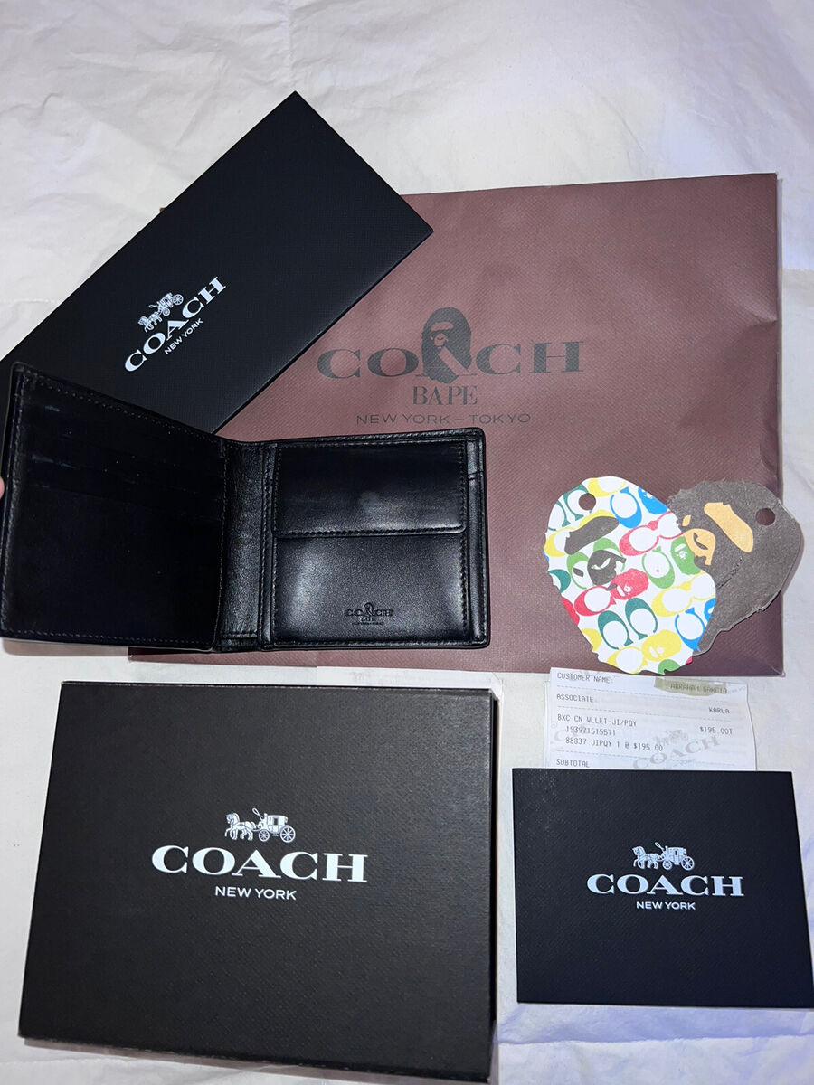 A BATHING APE × COACH】長財布 コーチ アベイシングエイプ BAPE A BATHING APE × COACH】長財布 コーチ アベイシングエイプ BAPE