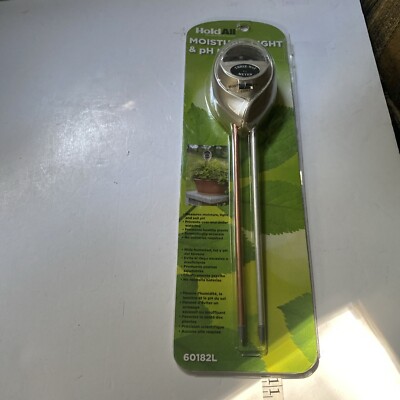 HoldAll Moisture Light & pH Meter Prevents Over/Under Watering Plant Accessories