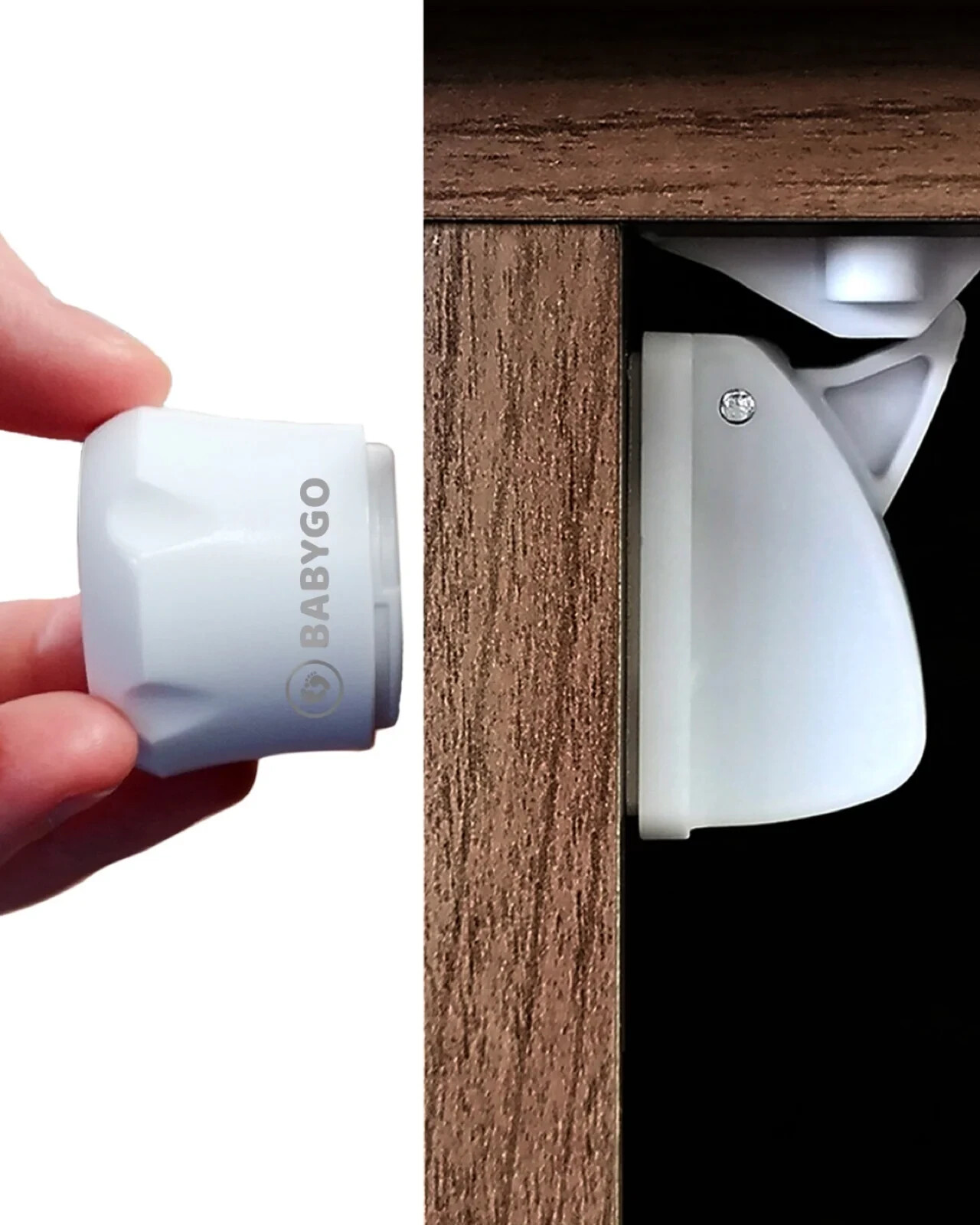 BABYGO® Child Safety Cupboard Locks for Children, No drilling