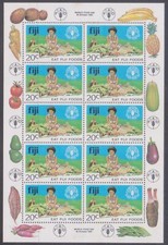 (F263-186) 1981 Fiji M/S World Food Day (GK)